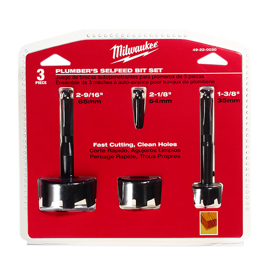 MILWAUKEE ELEC Tool 48-25-1502 Self Feed Bit 1-1/2 Standard Plumbing Supply 